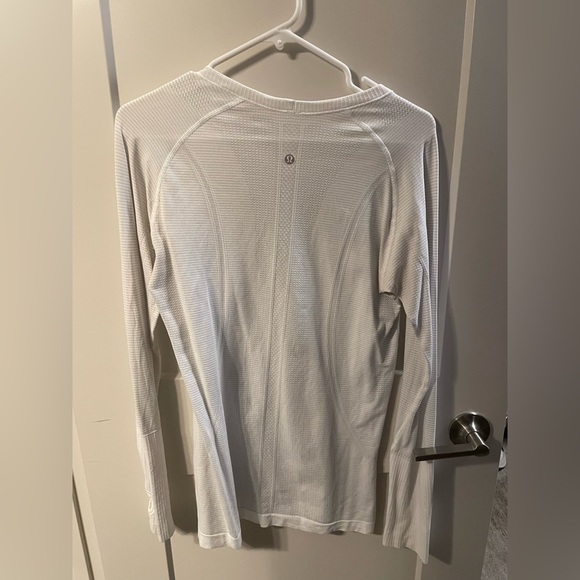 Lululemon run swiftly tech top heathered white - Picture 2 of 5